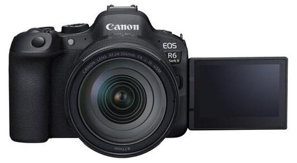 Canon EOS R6 Mark II + RF 24-105mm F4 L IS USM, 24,2 MP, CMOS, Touchscreen, 588 g, Schwarz