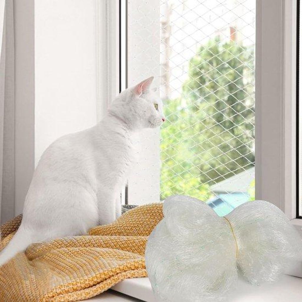 Kattennet für Balkon - Sicherheit und Schutz - 5 x 5 m