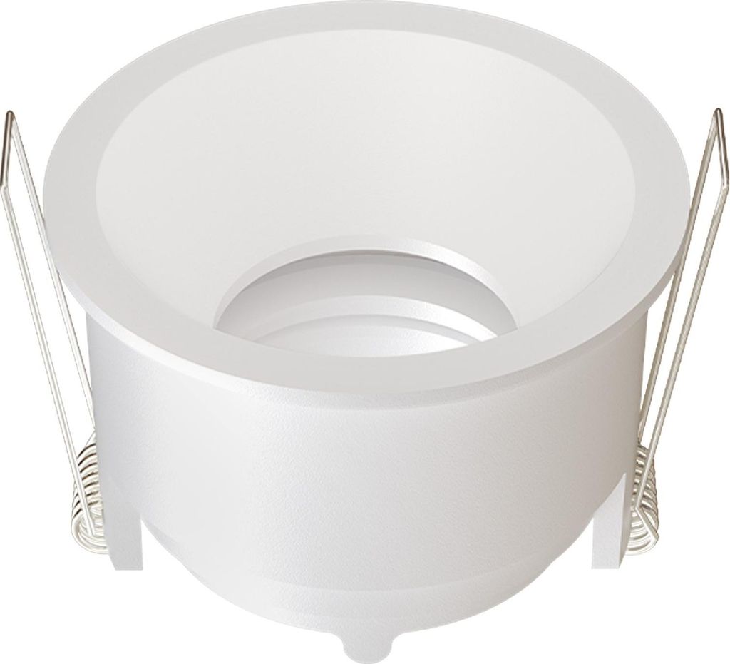 Ledvion - Einbaustrahler led Spot weiße Runde, Ø81mm, dimmbar, neigbar, trimlos, GU10 -Anpassung, Aluminium, IP20, moderner Deckenplatz