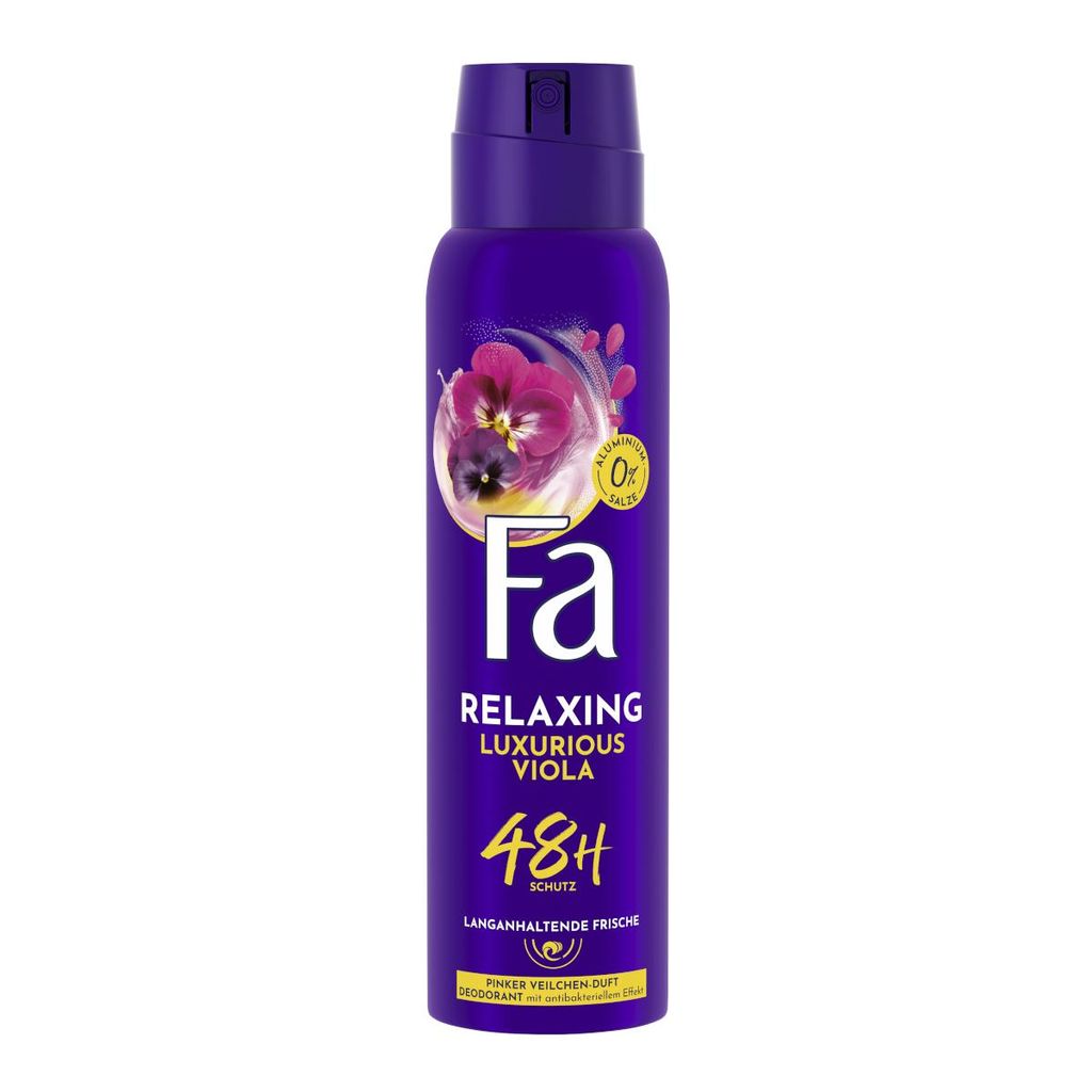 FA Deospray Relaxing Luxurious Viola mit einem blumigen Duft 150ml