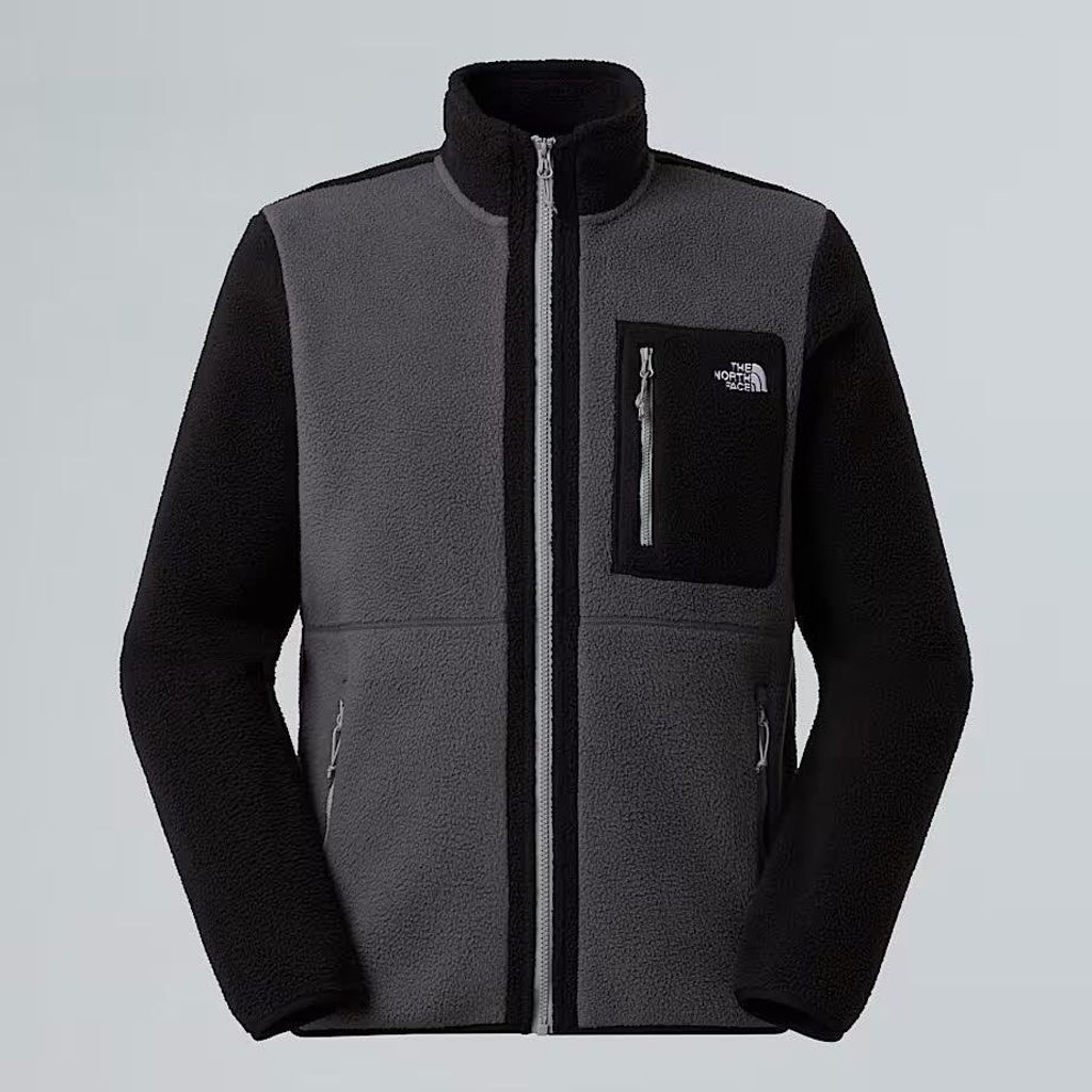 The North Face Yumiori Herren Fleecejacke Freizeitjacke schwarz grau XXL