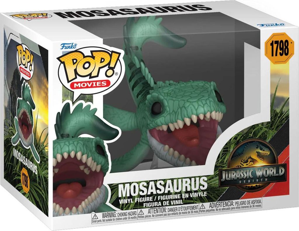 Funko Pop! Jurassic World 5 - Figurine Mosasaurus Winylowa Immagine del prodotto 