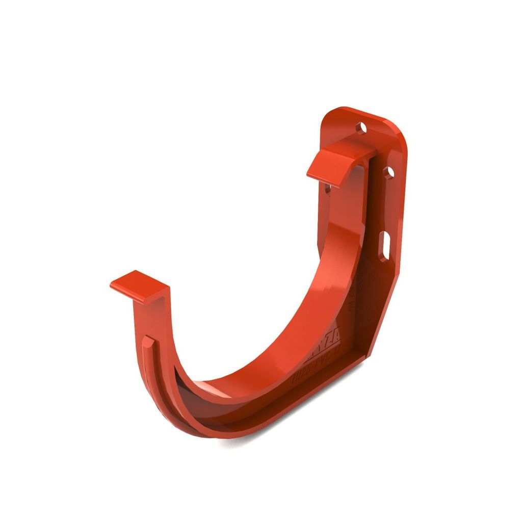 BRYZA Gancio per grondaia in PVC Ø 75 mm, rosso mattone RAL Immagine del prodotto 