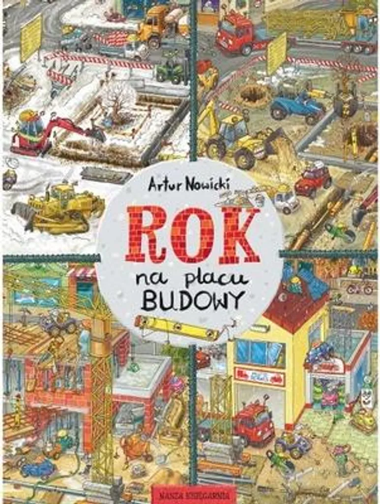 Livre éducatif chantier Rok na placu budowy 2025 pour apprendre et lire