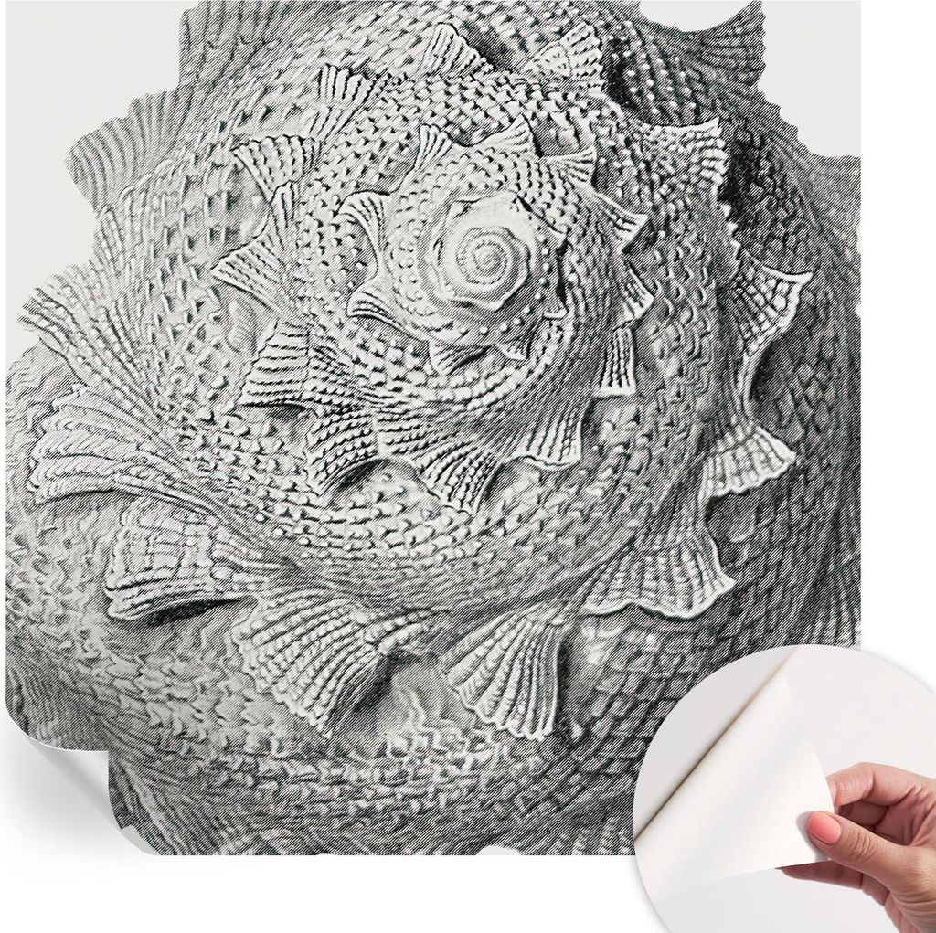 Selbstklebende Wandtapete - Dekorative Tapete für Wohnzimmer - Klebefolie für Wandbilder - Tapetenfolie für Wanddekoration - 250x250 cm - Die Ku...