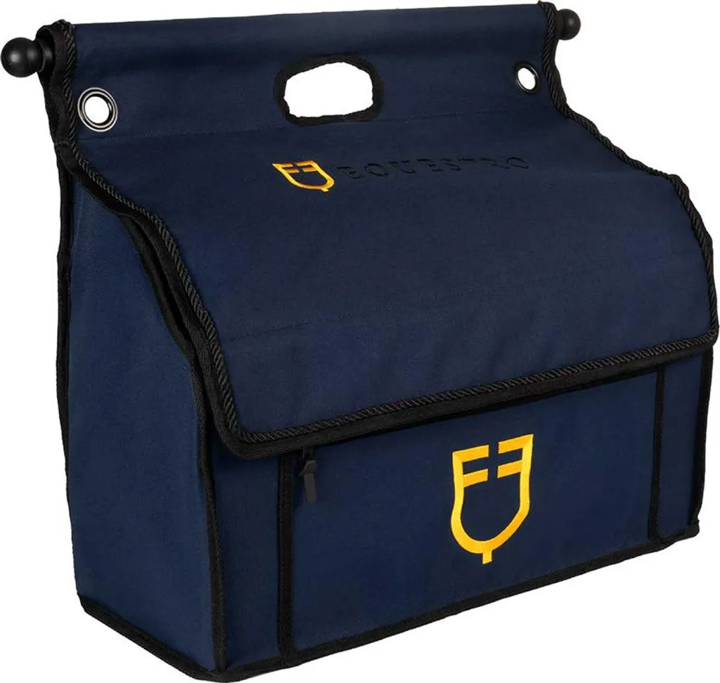 Nécessaire de toilette Equestro Bleu pour Cavalier - Rangement Soin