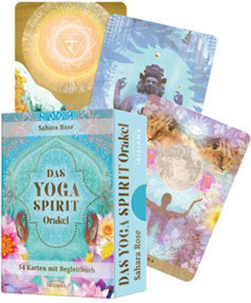 Orakelkarten Yoga Spirit: 54 Karten und Begleitbuch für Yogaphilosophie & Ayurveda