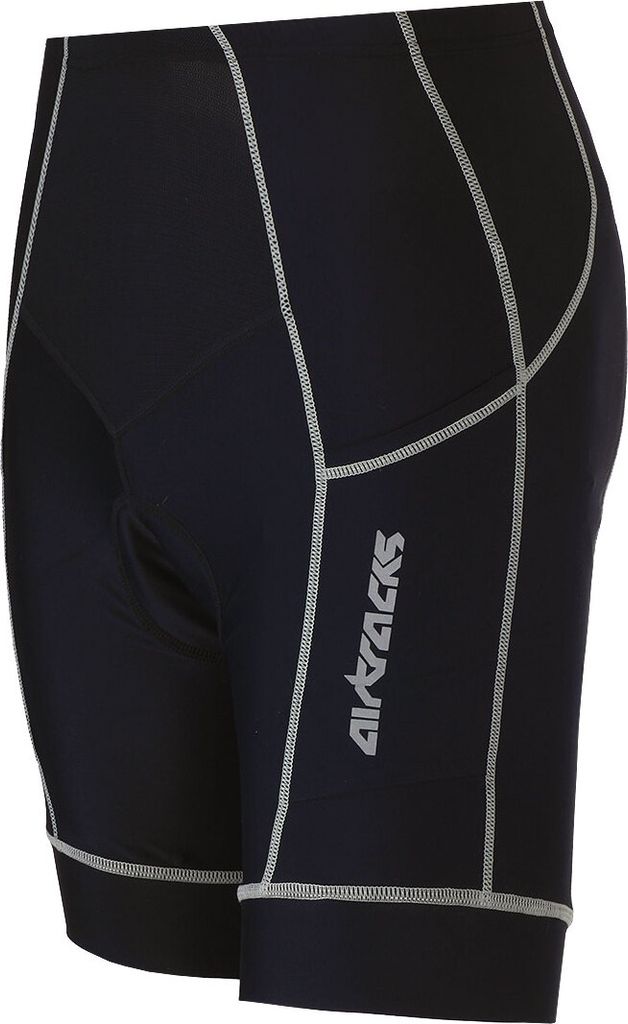 Airtracks Fahrradhose Kurz Pro XXL schwarz-grau
