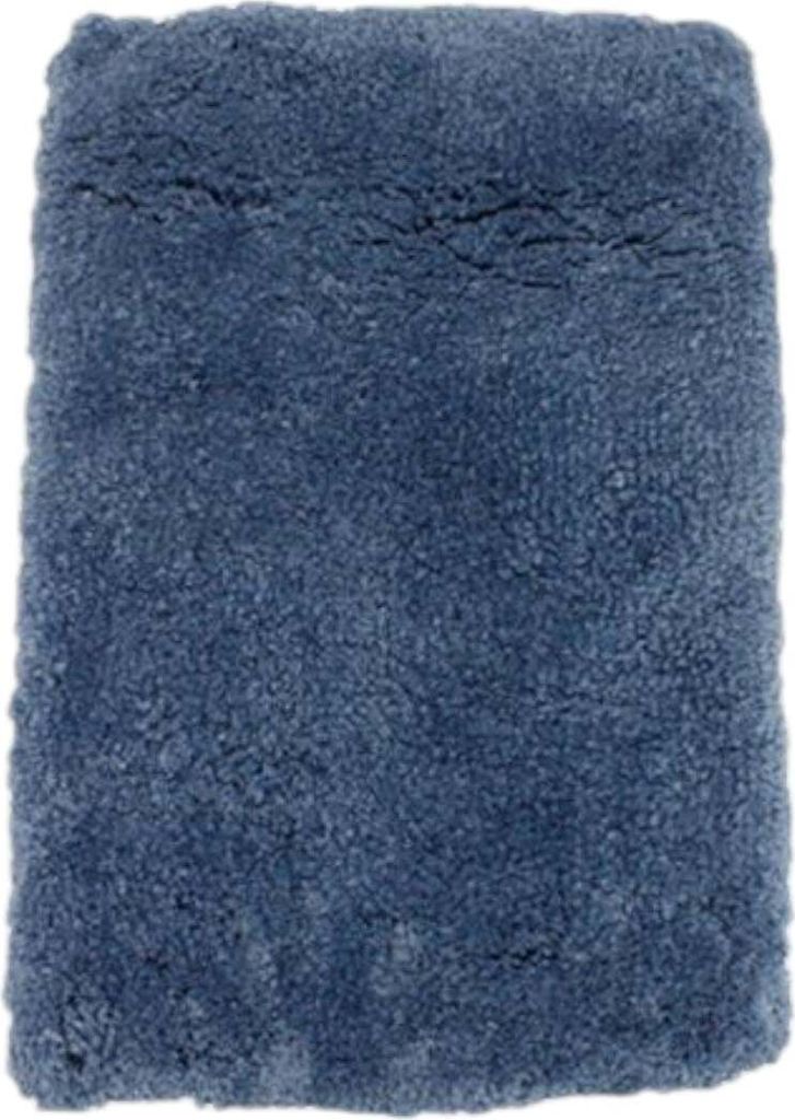 Badvorleger 60 x 40 cm » Badezimmer Teppich Vorleger extra weich » dicke Badematte 1300 g/m² » flauschiger Badeteppich: Navy Farbe: Navy