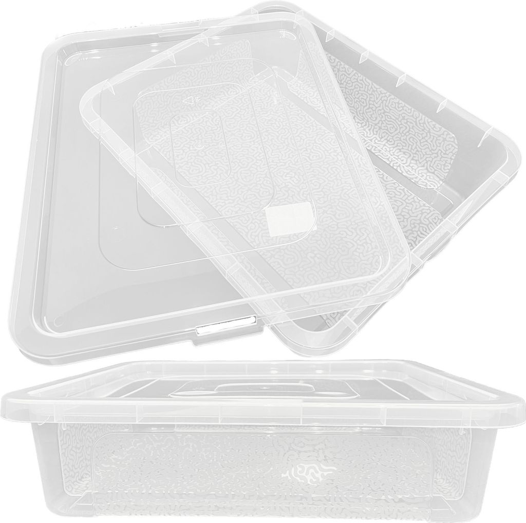 Aufbewahrungsbox Mit Deckel Kunststoffbehälter Container Produktbild 6
