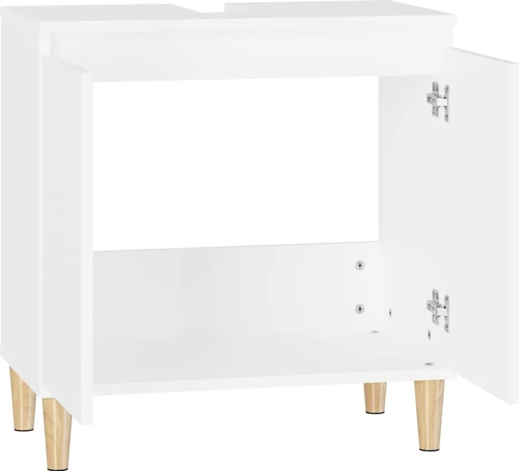 Offerta Mobile Lavabo Bianco SYFAX™ 58x33x60 cm Multistrato Robusto - 6