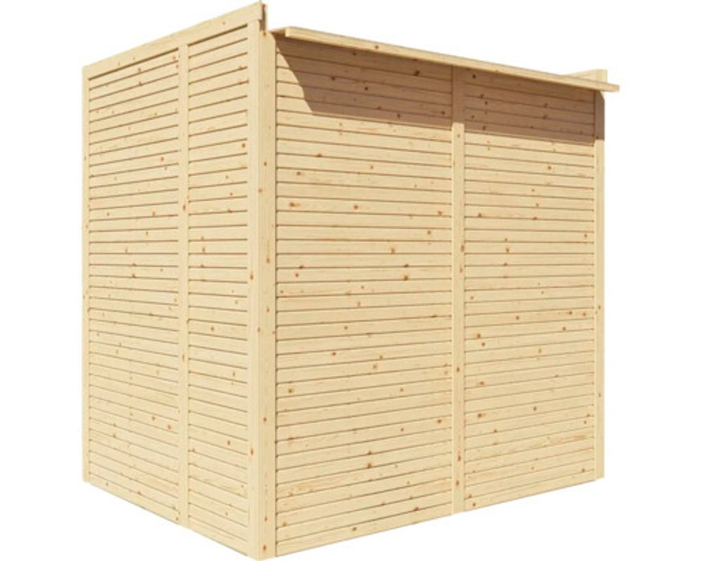 Bertilo Gerätehaus Box 2 - 18 mm naturbelassen Box 2: 208 x Produktbild 8