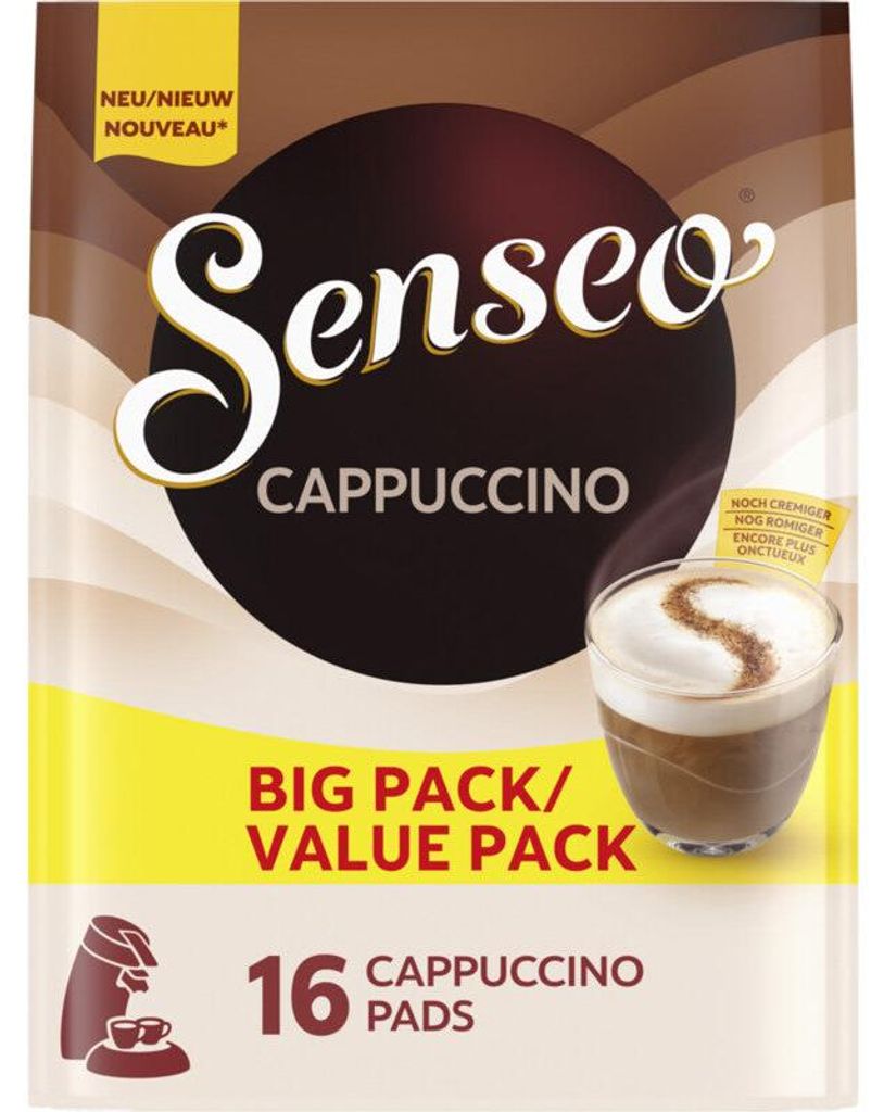 Senseo Cappuccino Koffiepads confezione risparmio 184g – il Immagine del prodotto 