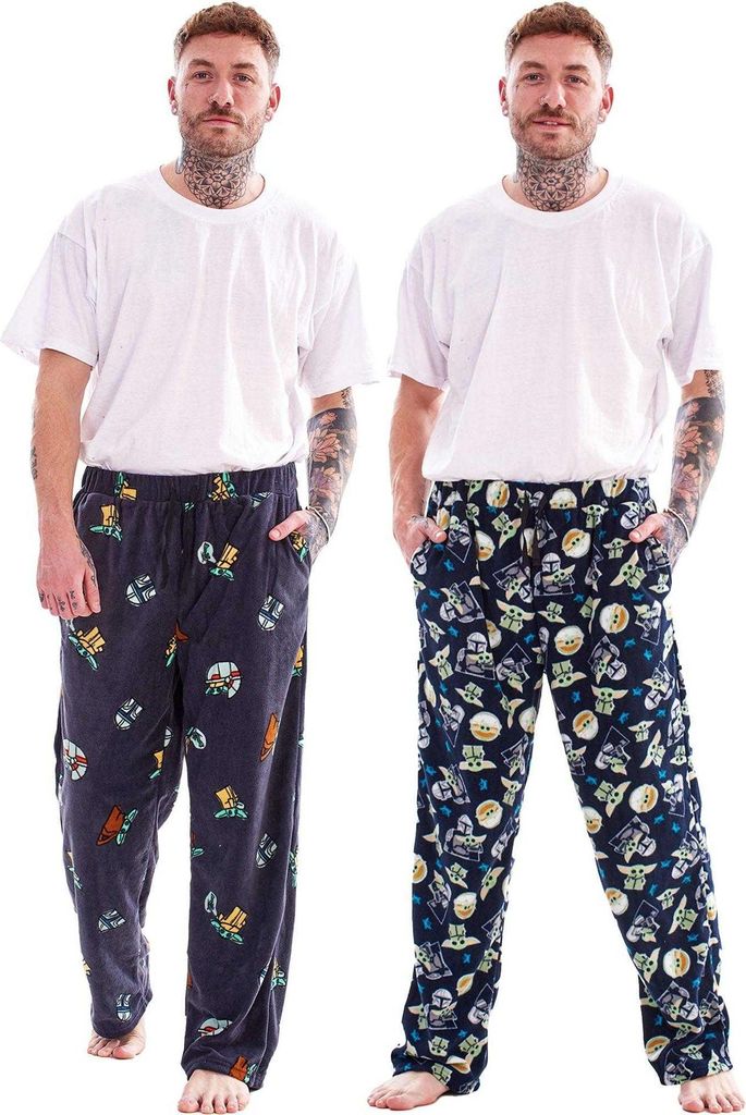 Star Wars Mandalorian - Loungehose für Herren (2er-Pack) TC716 (S) (Bunt)