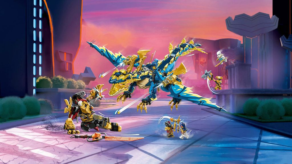 LEGO NINJAGO Smok żywiołu kontra mech cesarzowej, duży Zdjęcie produktu 35