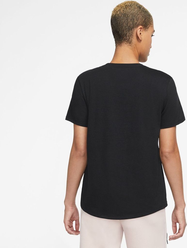 NIKE Sportswear Club Essentials T-Shirt Damen schwarz M Produktbild 10