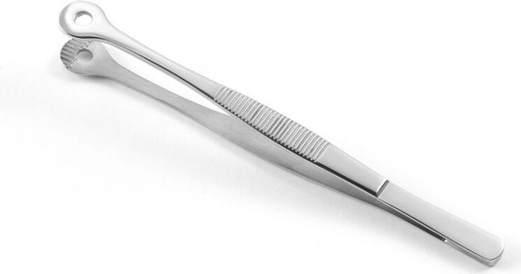 HENDI Pinzette rundem Kopf Edelstahl 150 mm