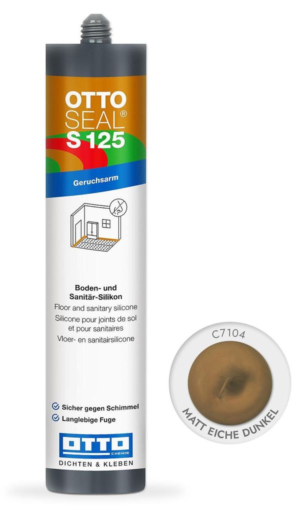 OTTOSEAL S 125 Boden- und Sanitär-Silikon 310 ml Kartusche Produktbild 