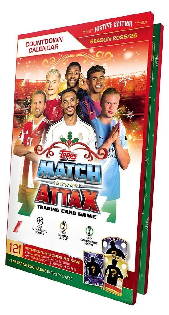 Topps advent calendar Match Attax 2025/2026 Immagine del prodotto 