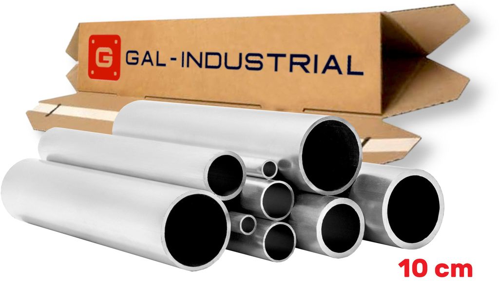 Alu Profil Rundrohr Aluminiumrohr 20x1mm fi 20 10cm + Produktbild 