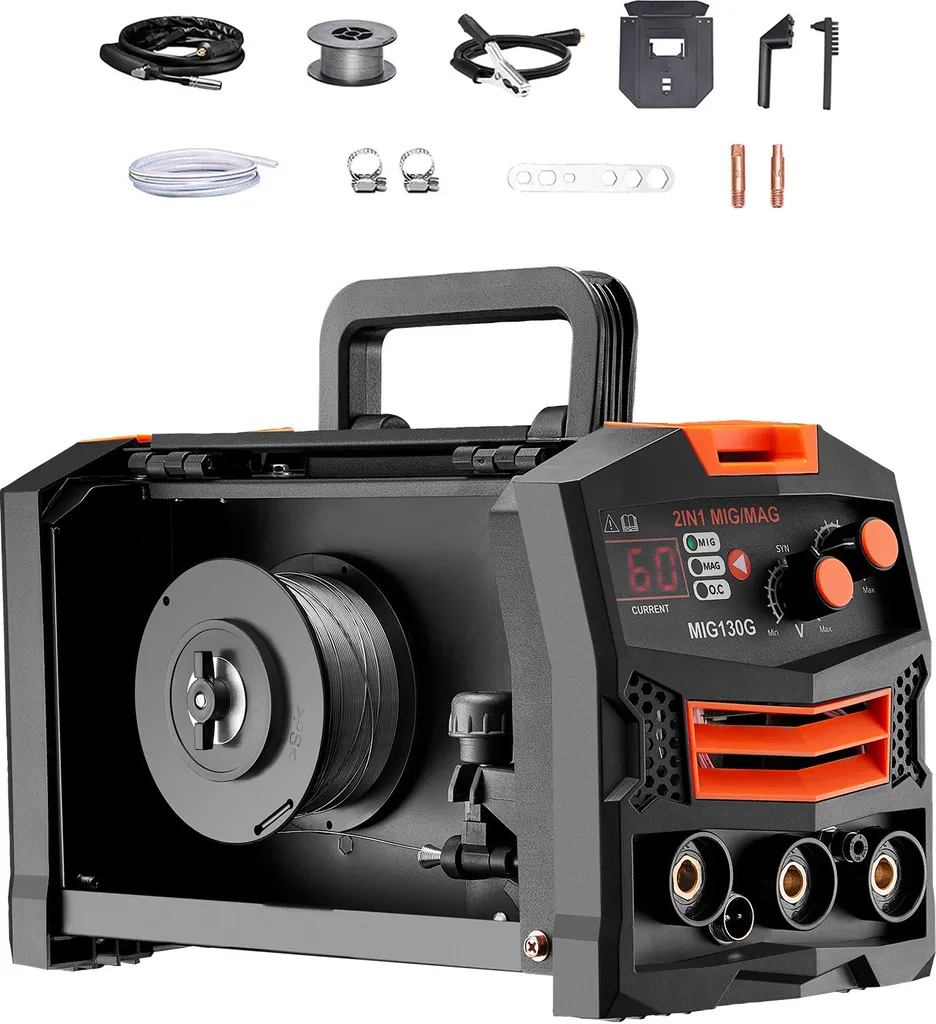 Saldatore SucceBuy MIG 130A IGBT Inverter: 2-in-1 Gas & Gasless