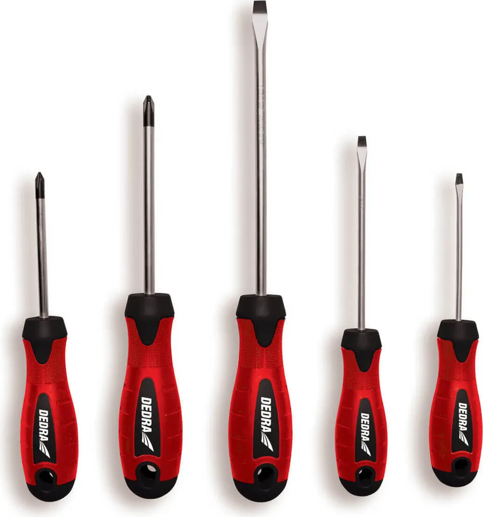 Set Giraviti DEDRA 06A091 5 pezzi: Ergonomia e Potenza CrV