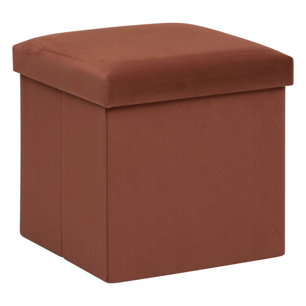 Klappbarer sitzsack "tess" 38x38cm bernsteinfarben - Atmosphera créateur d'intérieur