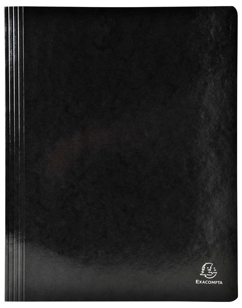Exacompta Iderama Schnellverschlussmappe aus Manila-Karton, 355 g/m², A4, schwarz
