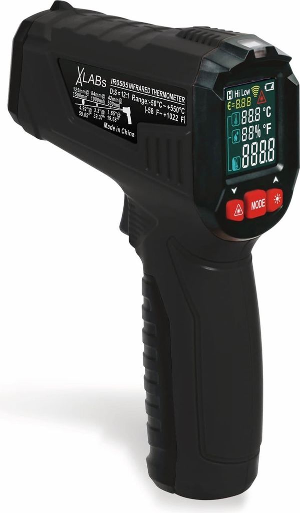 VA LABS IR0505: termometro a infrarossi, da -50 a +550 °C Immagine del prodotto 