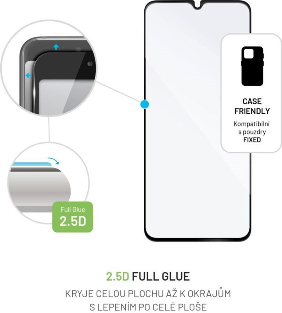 FIXED FullGlue-Hülle für Samsung Galaxy A05s schwarz