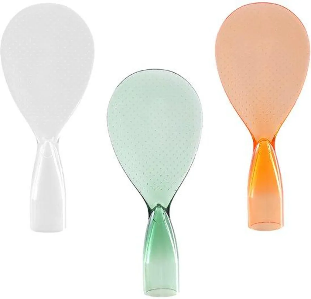 Cuillère à Riz Antiadhésive Smiley et Ergonomique - Set de 3 pièces