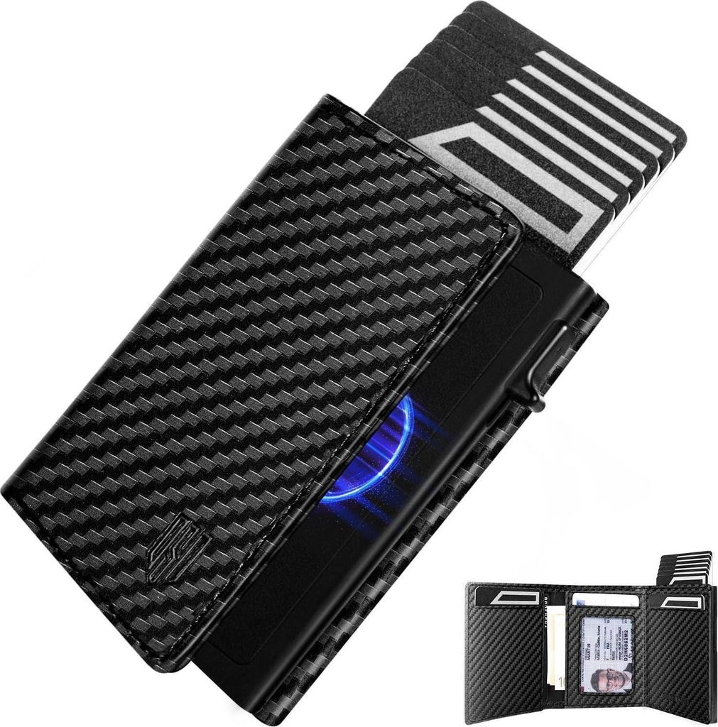DODENSHA MagSnap Herren Portmonee RFID-Schutz Slim Wallet Produktbild 