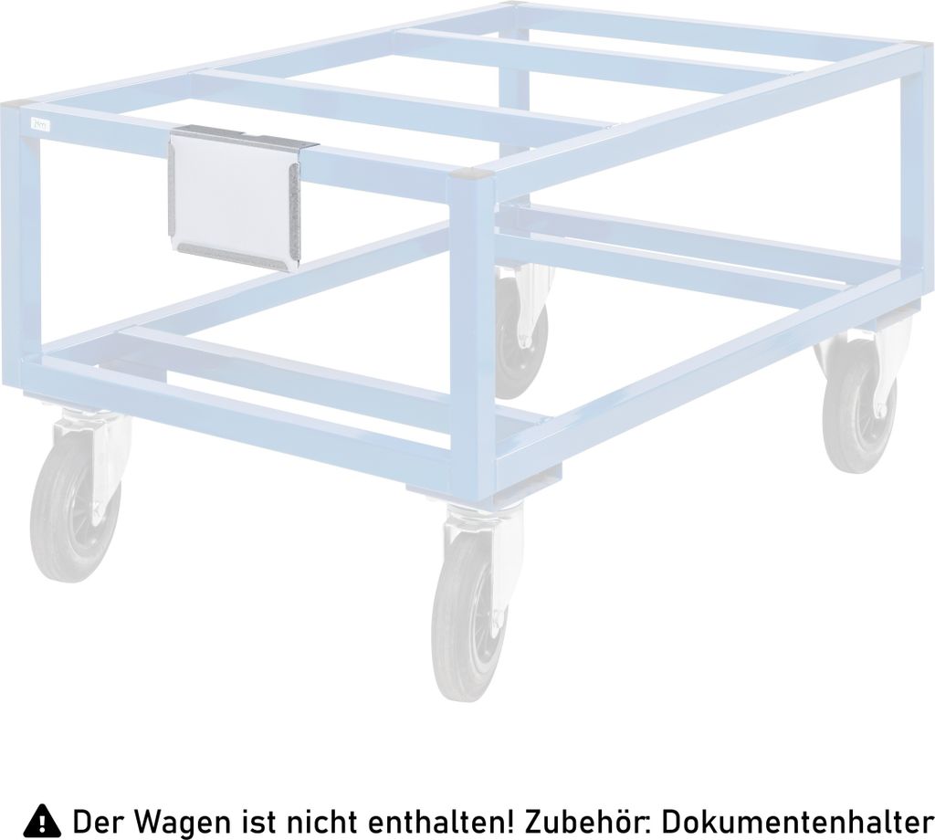 Kongamek Dokumentenhalter A5 221x50x156mm als Zubehör für Palettenwagen