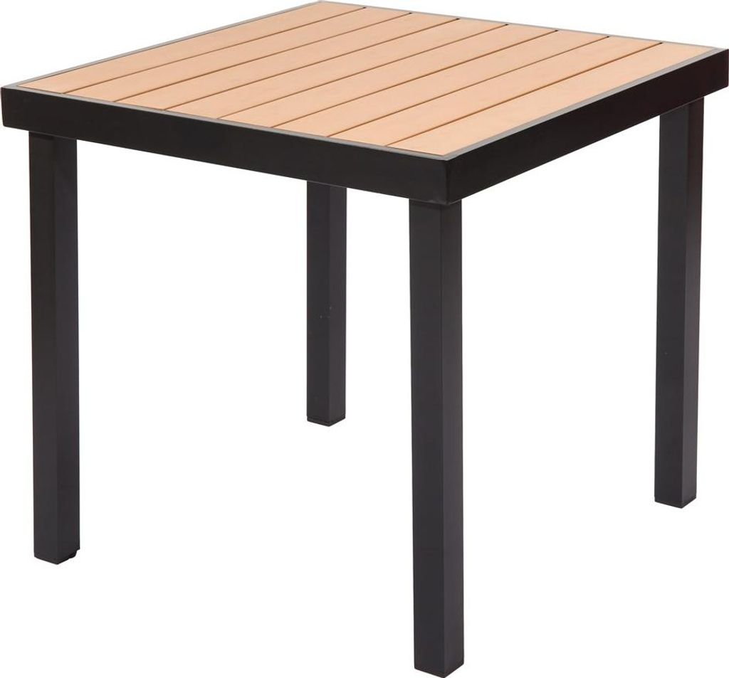 Mirpol Garden table IZZY 4-seater 79x79x74 brown/black