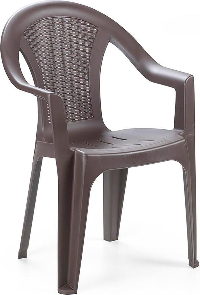 Gartenstuhl Bistrostuhl Stapelstuhl in Rattan-Optik Produktbild 