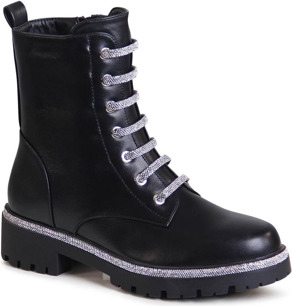 Boots Doc Martens Glitter Schwarz Damen Dr Martens Molly Glitter