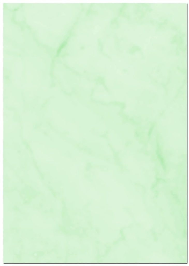 Gastronomie Papier (Grün-Marmor, A4, 100 Blatt) für Speisekarten. Einseitig bedrucktes Briefpapier, für alle Drucker/Kopierer geeignet