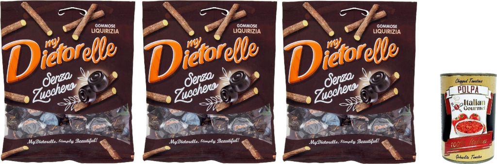 My Dietorelle Caramelle Gommose al Gusto di Liquirizia, Produktbild 