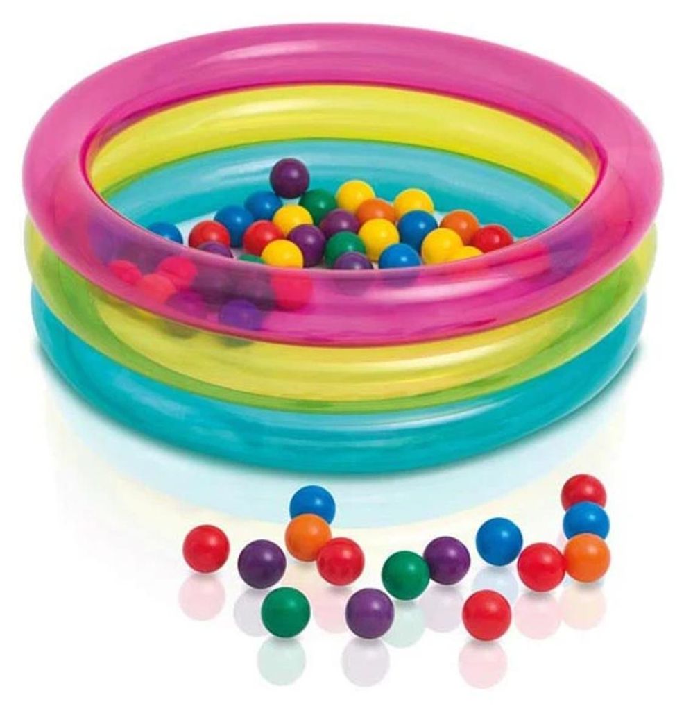 Aufblasbares Laufgitter mit Bällen 86 x 25 cm INTEX 48674 Produktbild 
