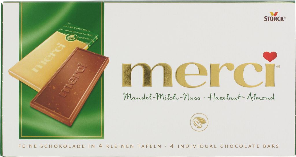Merci Mandel-Milch-Nuss 100g Produktbild 