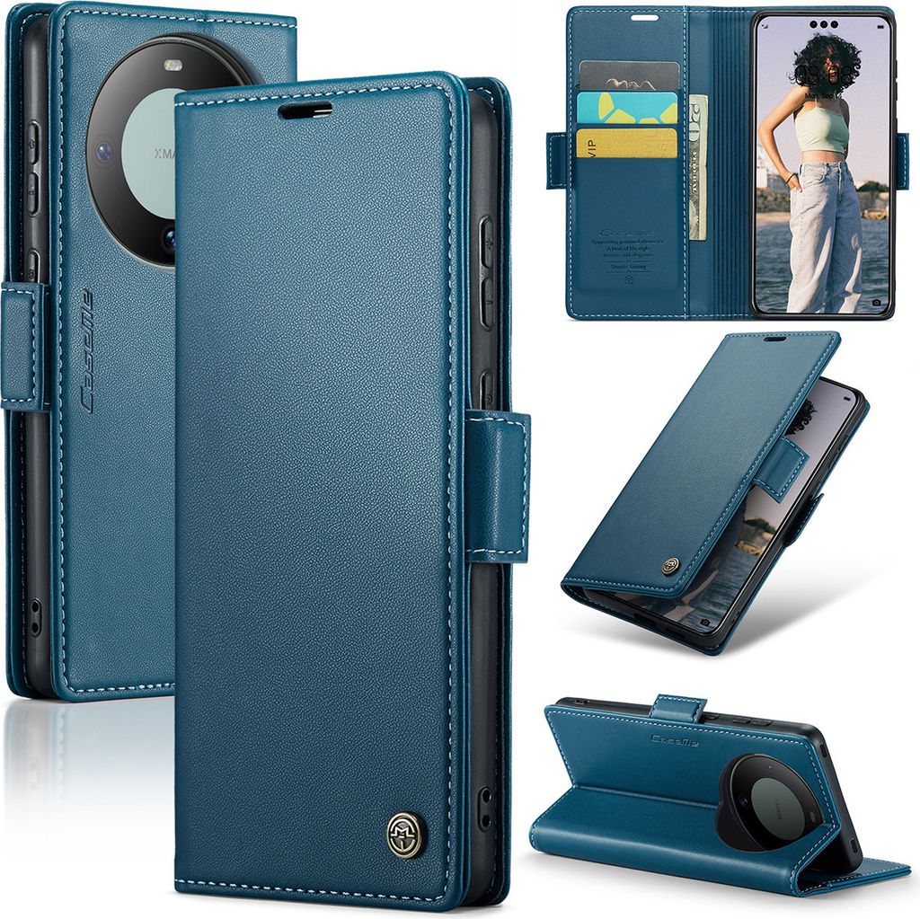 Huawei Mate 60 Pro Hülle, Leder Brieftasche Kartenfach Produktbild 