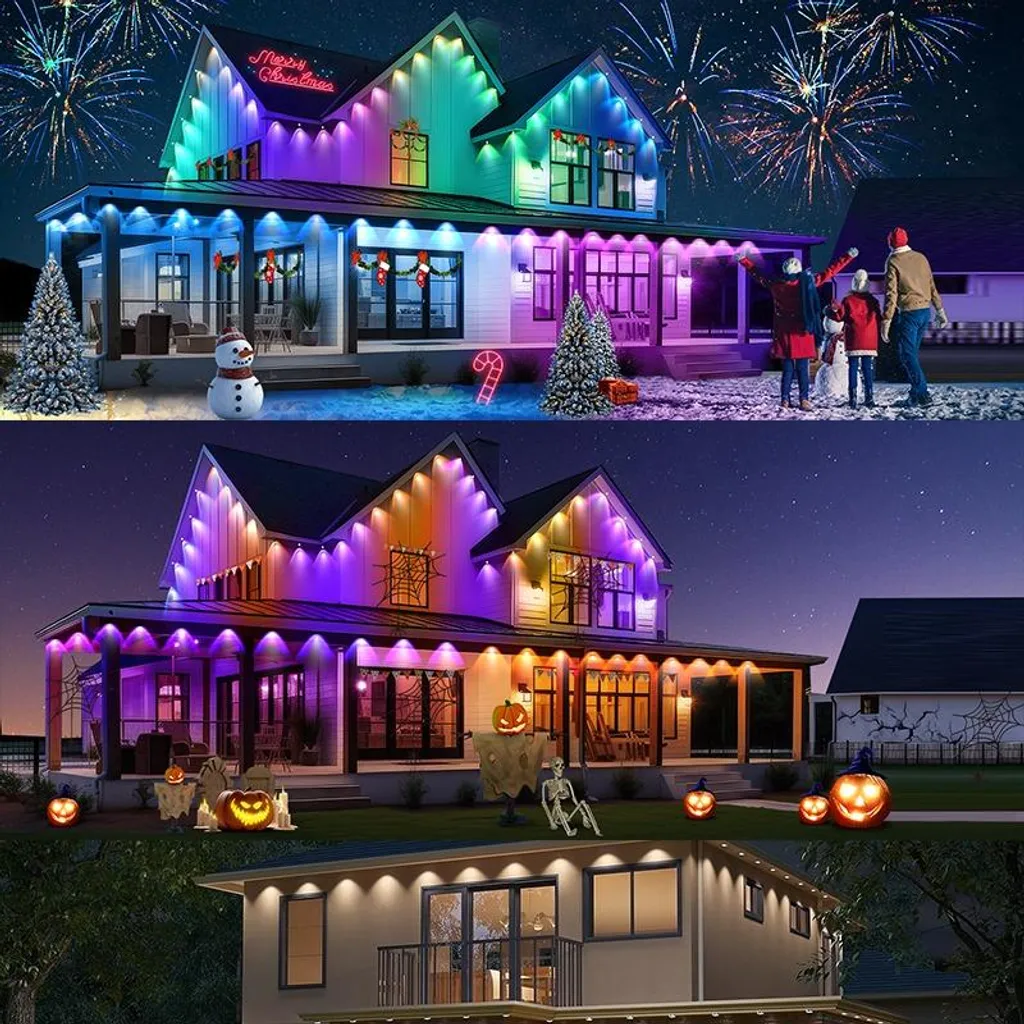 Guirlande LED Connectée Extérieure 15m Bluetooth pour Décoration - 5