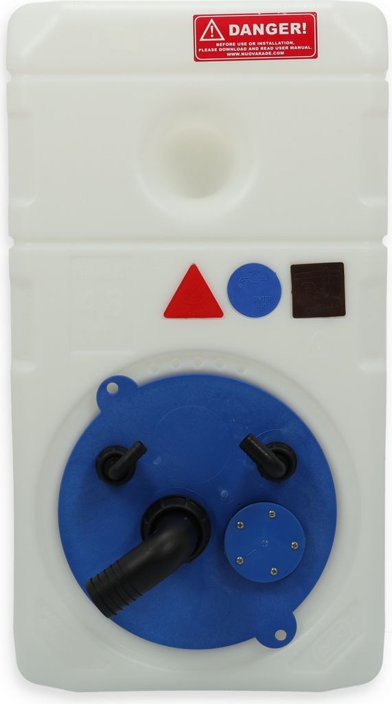 Tank 60 Liter, Trinkwassertank mit Wasseranschluss, Wassertank für Boote, Caravan, Wohnmobil, Wohnwagen, Frischwassertan