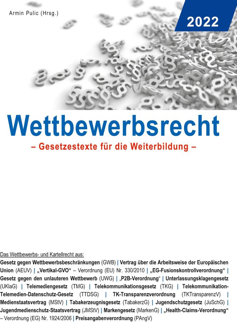 Wettbewerbsrecht 2022