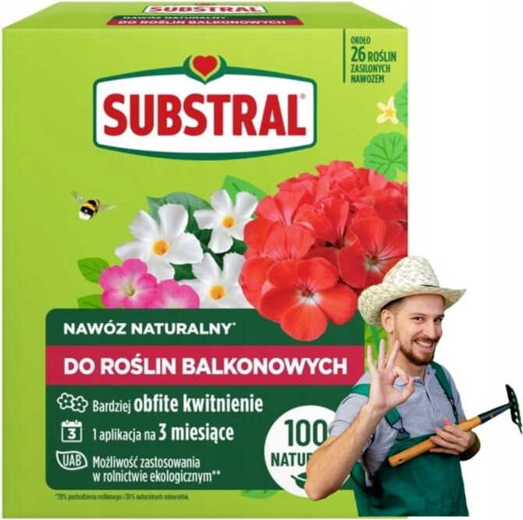Natürlicher Dünger für Balkonpflanzen 650g Intensive Blüte und Wachstum
