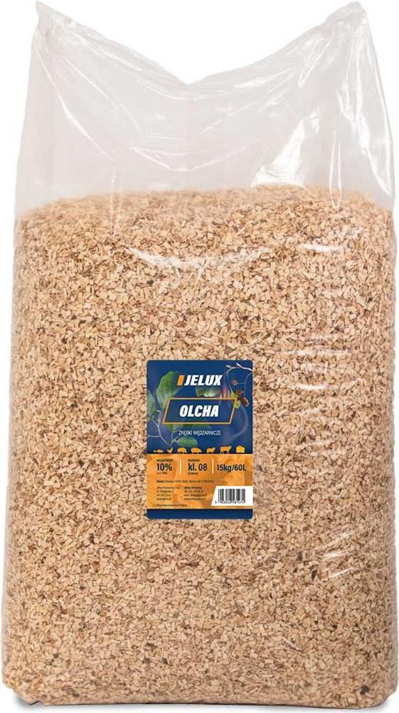 Räucherspäne aus Erlenholz 15 kg, Fraktion 08 für das Produktbild 