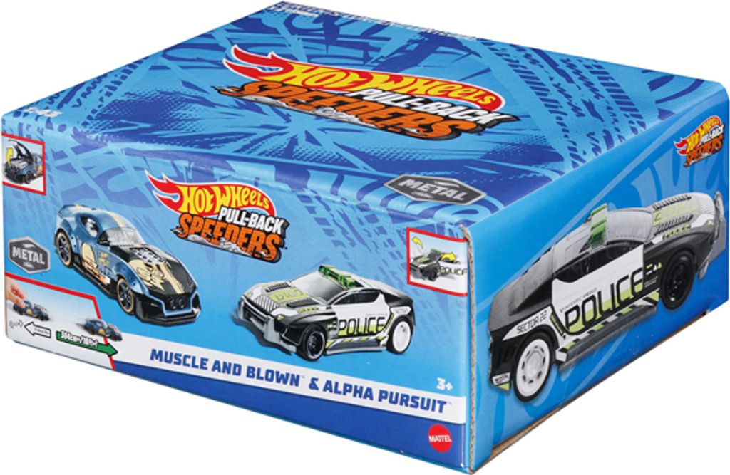 Hot Wheels Pull-Back Speeders 2er-Packung