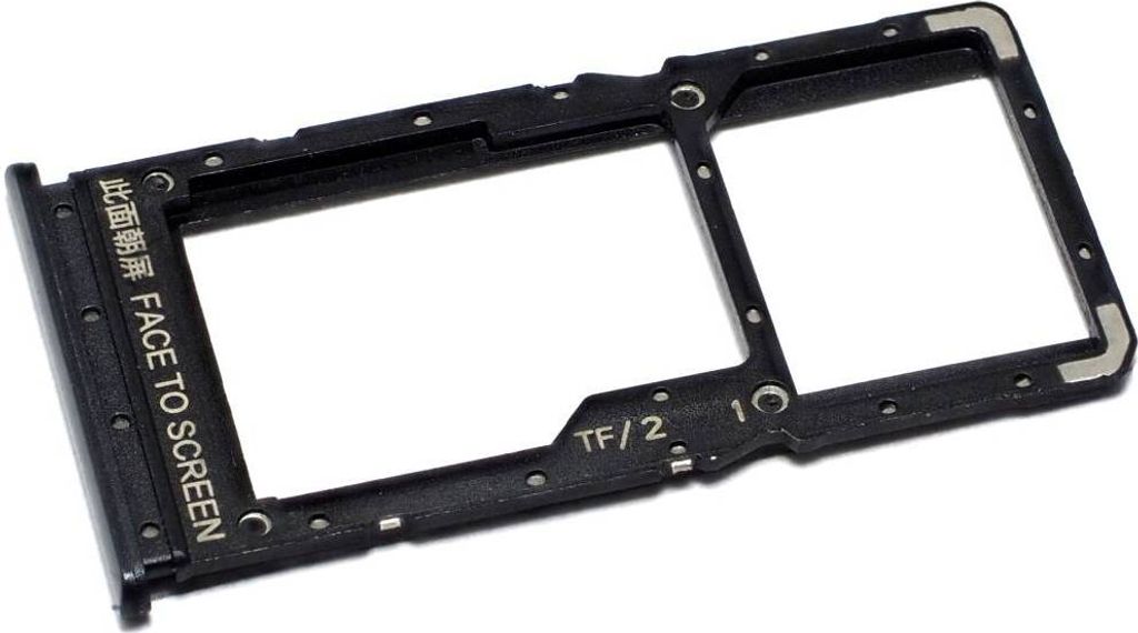 Simkartenhalter und micro-SD Speicherkartenfach für Xiaomi Redmi Note 10 5G, Original Ersatzteil, Grau