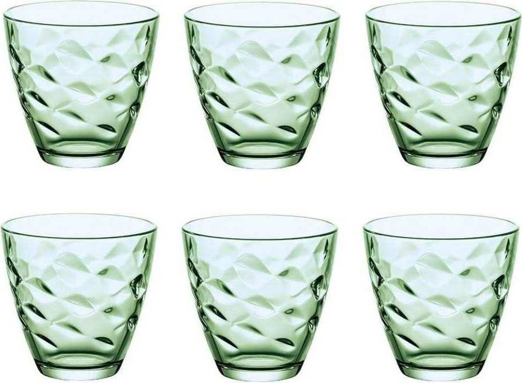 Bormioli Rocco HP-384420 Becher, Grün, 6 Stück (Pack of 1), Produktbild 