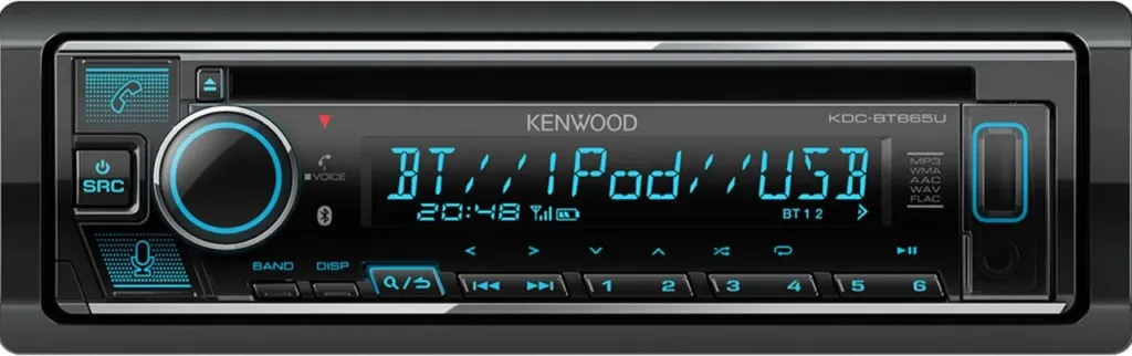 Autoradio Kenwood Alexa KDC-BT665U avec Égaliseur 13 Bandes et Bluetooth